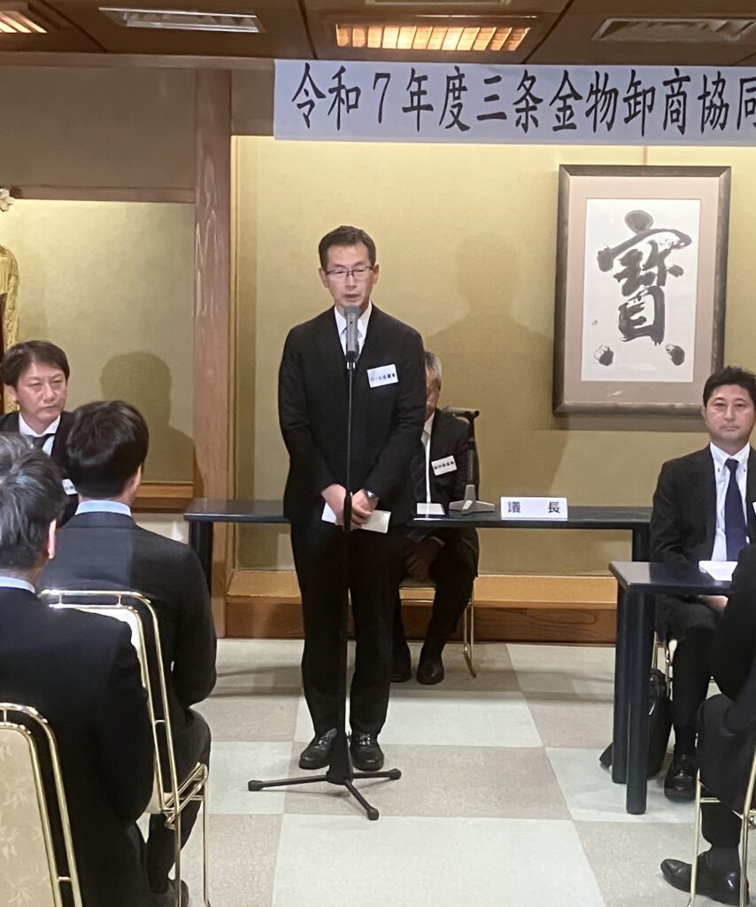 高波次期理事長候補者あいさつ